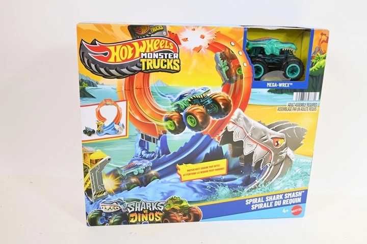 Hot Wheels Monster Trucks Kiskjahüppega ringrada koos Mega-Wrex autoga