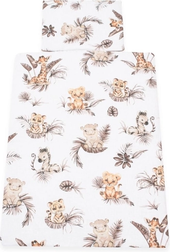2-osaline beebivoodipesu NEW BABY Safari 90 × 120 cm