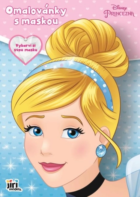 Värvimisraamat maskiga Disney printsessid