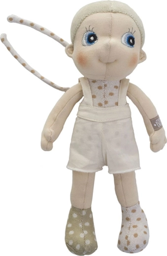 Rubens Barn EcoBuds Elm mini – pehme tekstiilnukk orgaanilisest puuvillast 23 cm