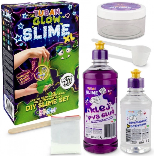 TUBAN slime set XL glowing in the dark
