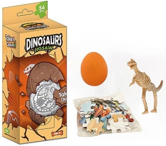 Pusle 30 tükki dinosaurus ja muna luustikuga