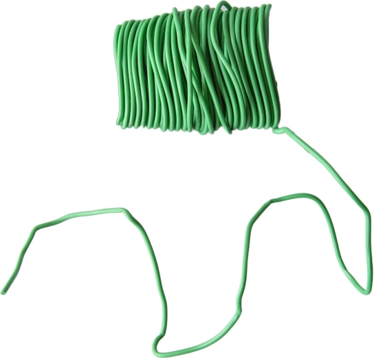 Plastic tying wire green 3.0 mm, length 50 m