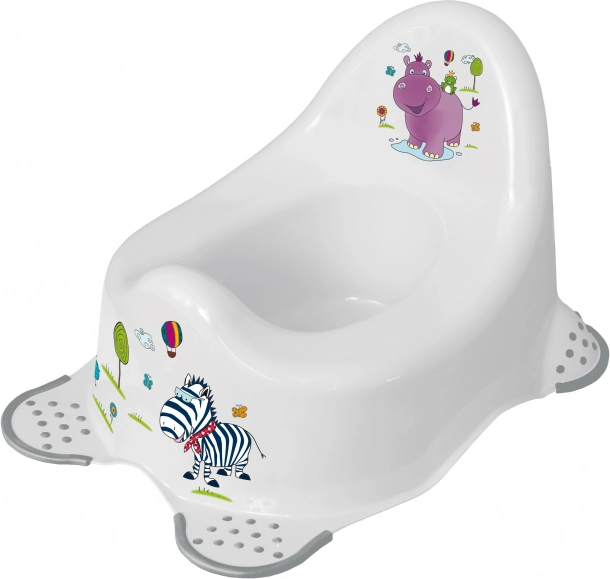 Lastepott Hippo valge