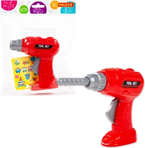 Kids' cordless screwdriver red battery-powered