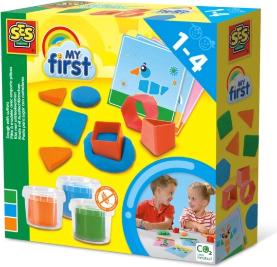 Learning shapes and colors with cards