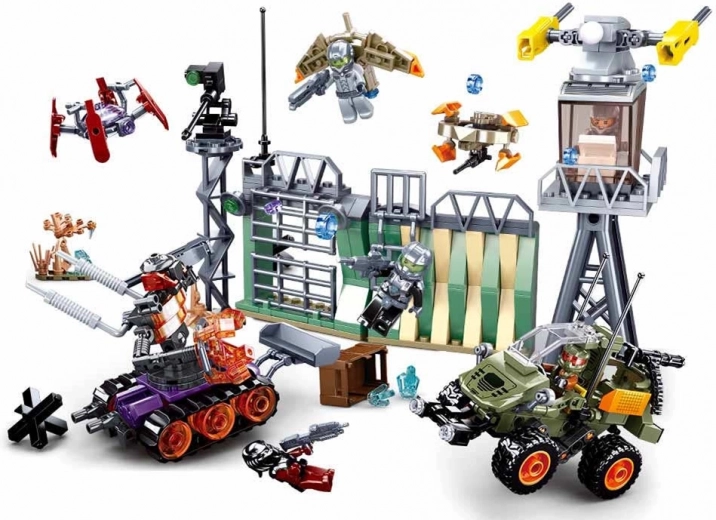 Sluban Atomic Storm – Defense Base Building Set