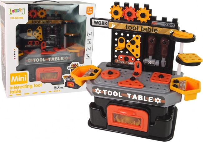 Kids’ workbench with tools – 57 pieces