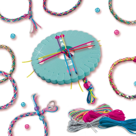 Colorful cords and beads for an original design