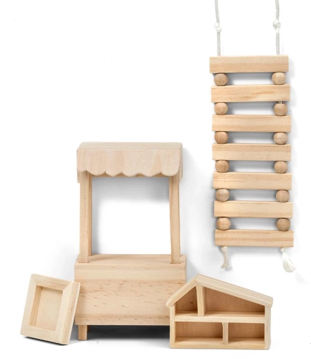 DIY lisad naturaalsest puidust, valmis isikupärastamiseks