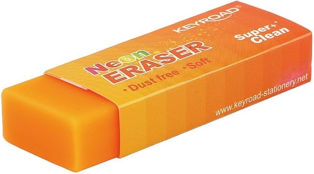 Kustutuskumm KEYROAD neonoranž