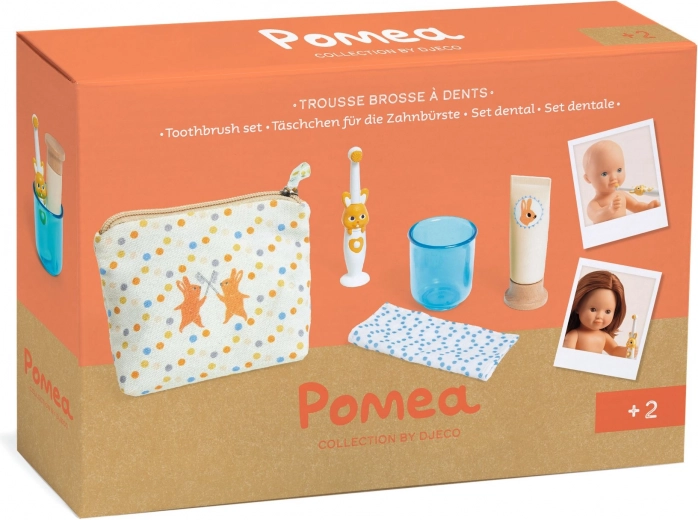 DJECO hammaste puhastamise komplekt nukkudele