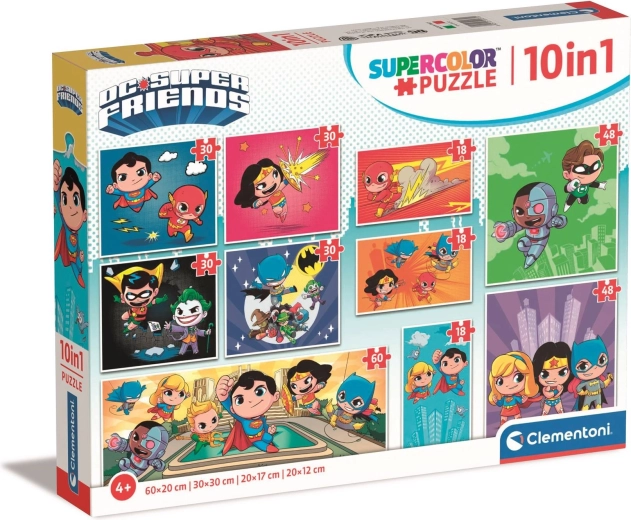 Pusle DC Super Friends 10 ühes CLEMENTONI
