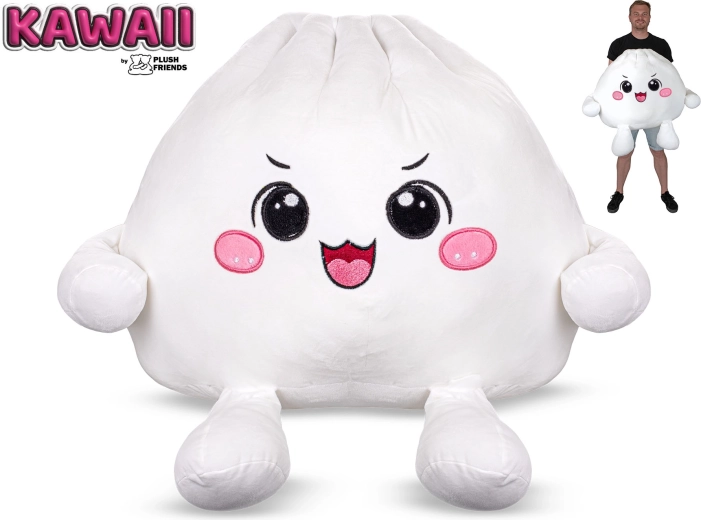 Plush Friends Kawaii Smiling Plush Bao Dumpling 60 cm