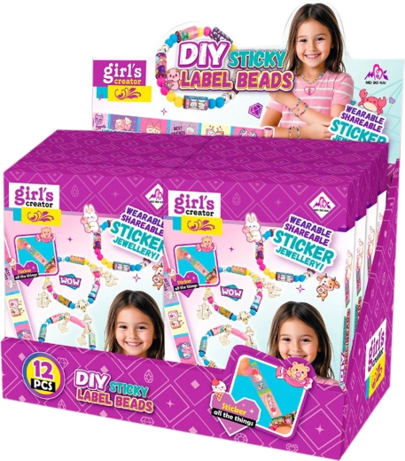 Creative Bracelet-Making Kit with Stickers