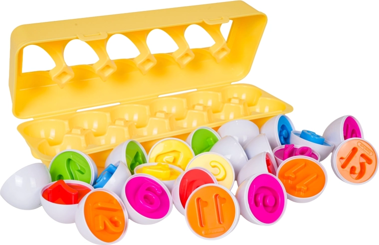 12 muna numbritega 1–12