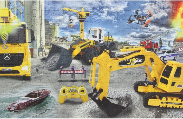 Jamara pusle ehitusplatsi motiiviga 260 tükki