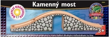 Maxim stone bridge for wooden train sets