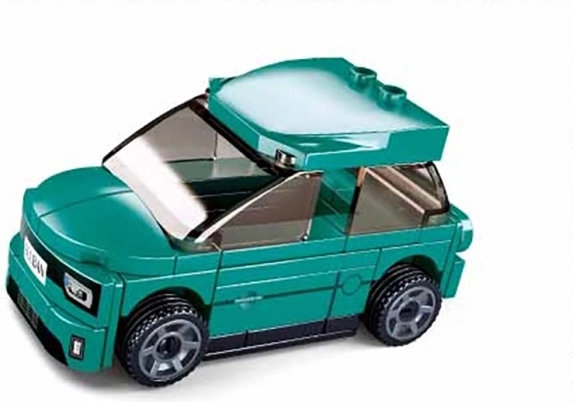 Sluban Power Bricks Pull-Back Electric Vehicle