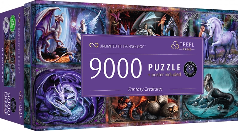 TREFL Puzzle Fantastic Creatures 9000 Pieces