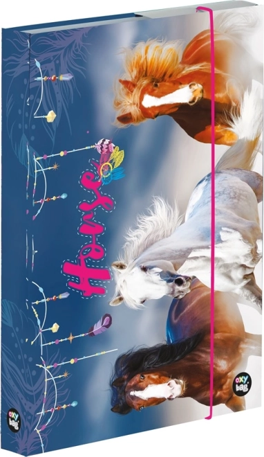 Box for A5 Notebooks with Horse Motif