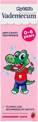 Children’s toothpaste Vademecum MyLittle strawberry 0–6 years 50 ml