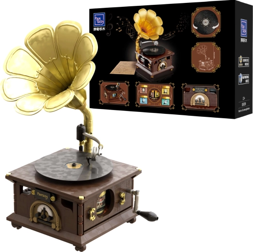 Pantasy Vintage Gramophone Building Set
