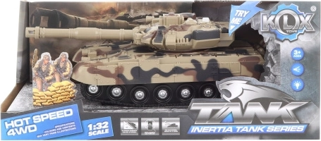 Beež patareitoitel tank inertsmehhanismiga