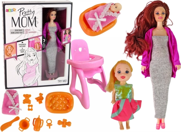 Pregnant Doll With Accessories