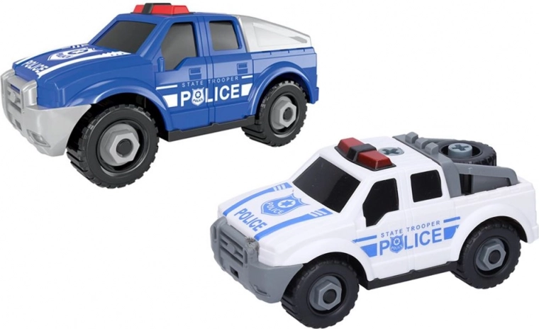 Screw-together police pickup 17 cm