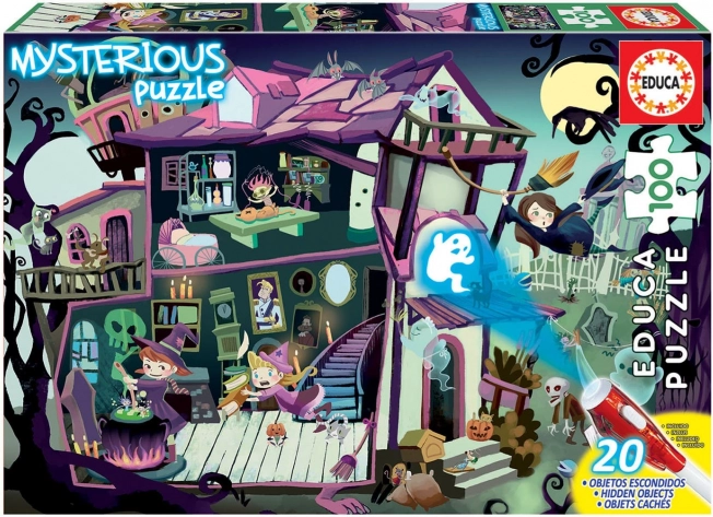 Educa Mysterious Puzzle kummitustemaja 100 tükki