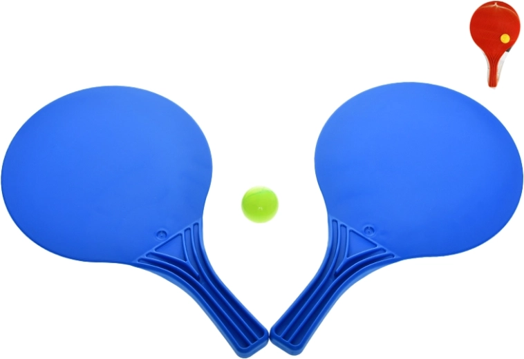 Beach paddles 37.5 cm with ball, 2 colors