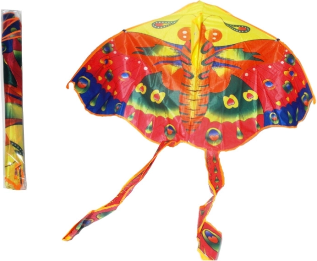Colorful children's kite with insect motif