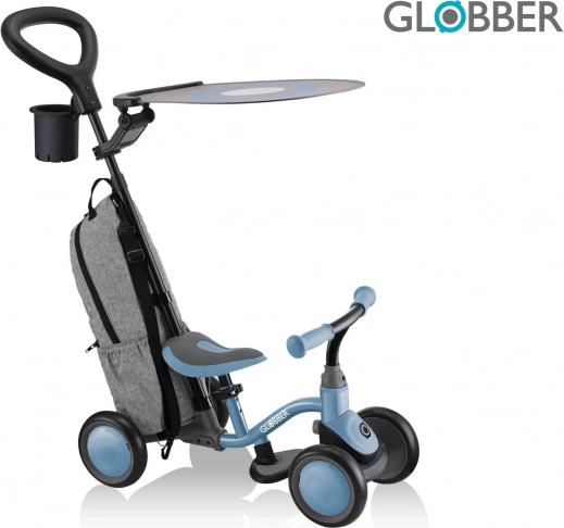 Globberi 3-in-1 Deluxe Learning Bike tasakaaluratas – ash blue