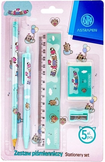 Astra Pixel Animal Writing Set, 5 pcs