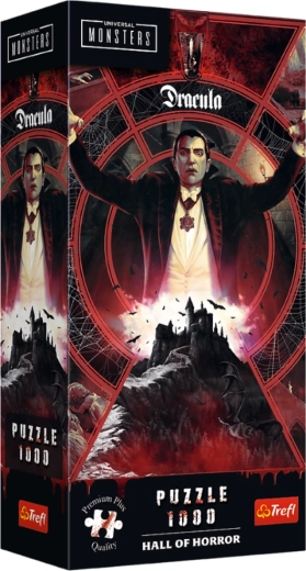 Premium Plus 1000-Piece Puzzle – Hall of Horrors: DRACULA – Trefl