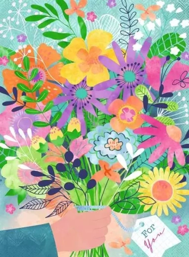 Ravensburger puzzle Flowers for You 500 pieces