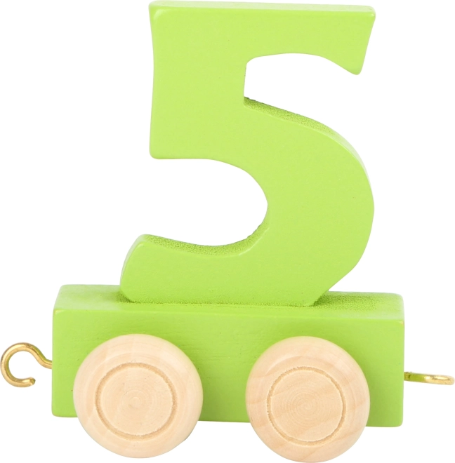 Carriage for Wooden Train Set - Number 5