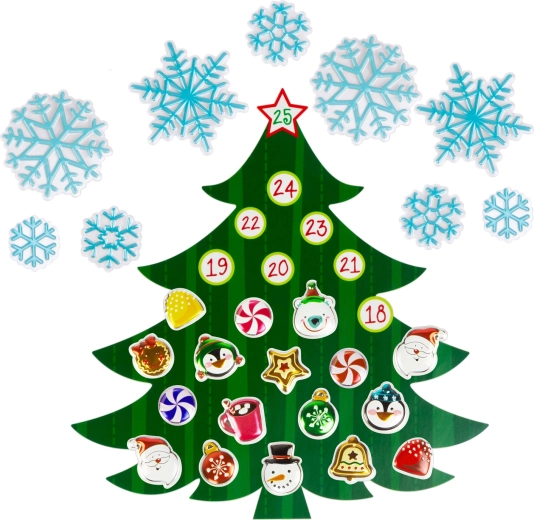 Christmas Self-Adhesive Wall Advent Calendar