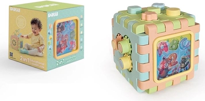 DOLU 2-in-1 activity cube