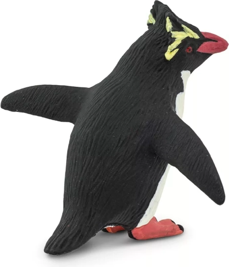 Realistic rockhopper penguin detailing