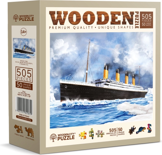 WOODEN CITY Wooden Puzzle Titanic 505 pieces