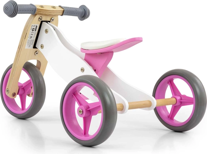 2in1: stable tricycle and two-wheel balance bike