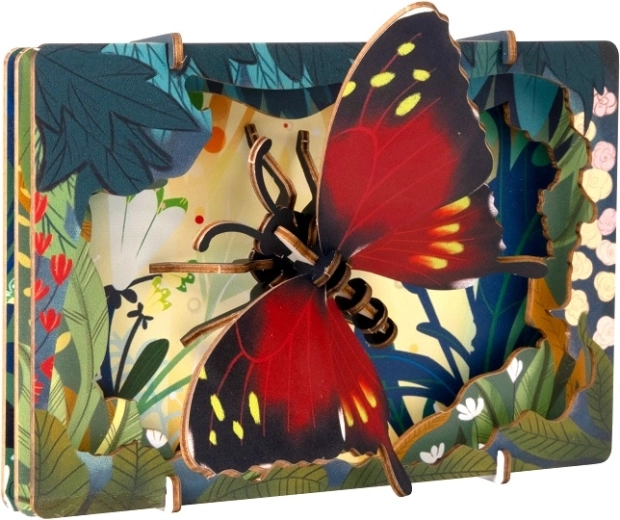 EscapeWelt 3D wooden butterfly puzzle
