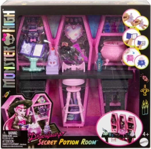 Lõbus komplekt Monster High Draculaura – eliksiiride salatuba