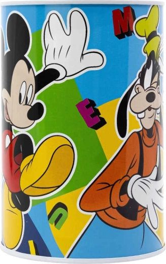 Disney Mickey Mouse'i silindrikujuline rahakassa 10 × 15 cm – 1 tk