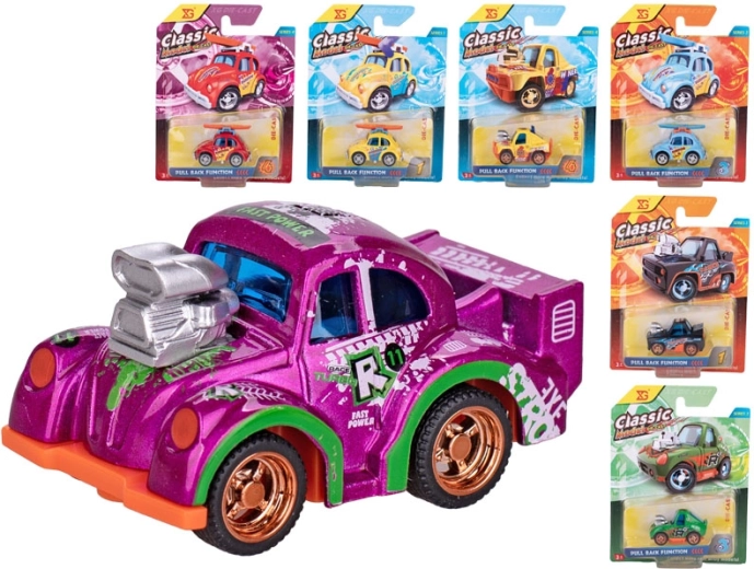 Sportlik metallist tagasitõmbega auto 5 cm