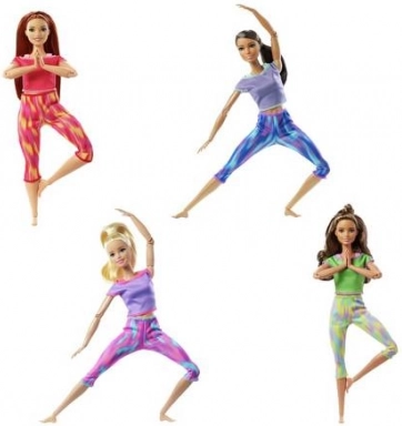 Barbie liikumises – nukud jooga ja heaolu jaoks