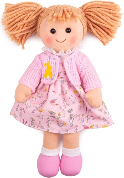 Cloth Doll Ella 34 cm by Bigjigs Toys