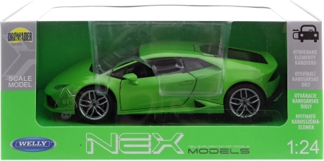 Lamborghini Huracán kupee 1:24 metallist ja plastist mudel